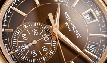 Patek Philippe Complications 5905R-001 Flyback Chronograph Rose Gold Brown Dial