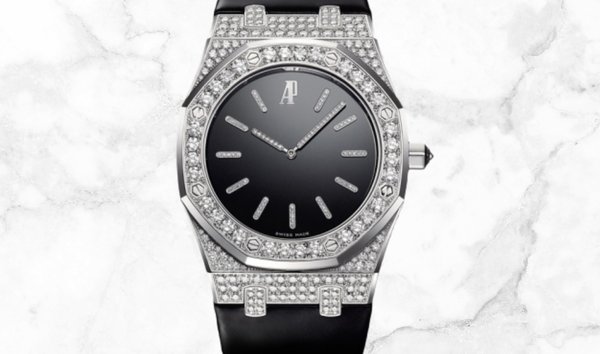 Audemars Piguet 15154BC.ZZ.D004CU.01 Royal Oak Tuxedo Entirely Set With Diamonds Black Dial (11267724)