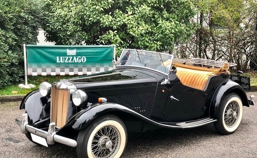 1953 MG TD in Brescia, Italy 1
