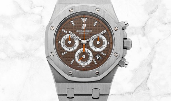 Audemars Piguet 26300ST.OO.1110ST.08 Royal Oak Chronograph Stainless Steel Brown Coloured Dial (11272952)
