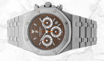 Audemars Piguet 26300ST.OO.1110ST.08 Royal Oak Chronograph Stainless Steel Brown Coloured Dial