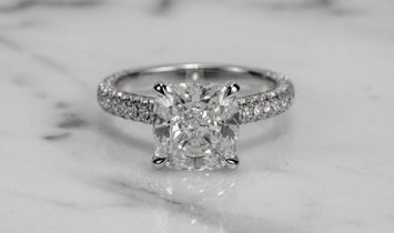 4.33 CT Cushion Cut Diamond Engagement Ring