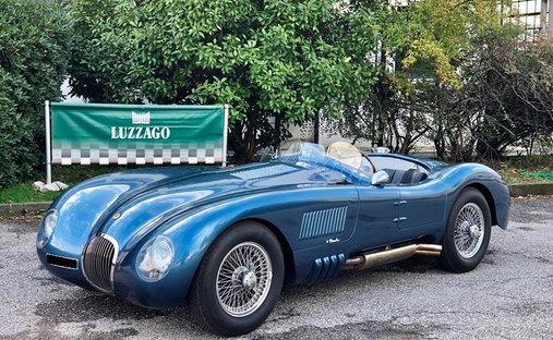 1969 Jaguar C-Type in Brescia, Italy 1