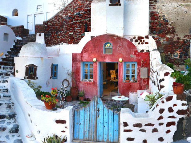 House in Thera, Decentralized Administration of the Aegean, Greece 1