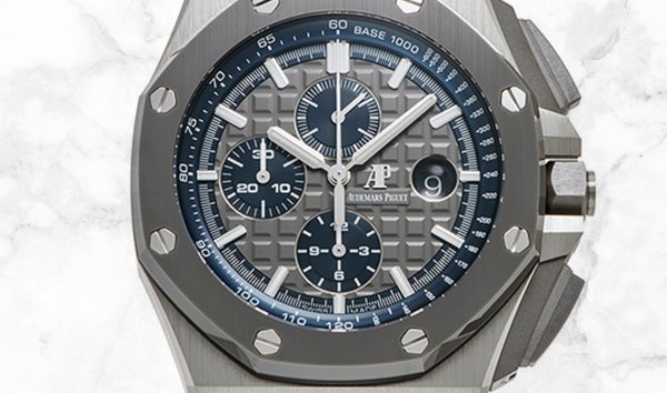 Audemars Piguet 26400IO.OO.A004CA.02 Royal Oak Offshore Selfwinding Chronograph Titanium Grey Dial (11277812)