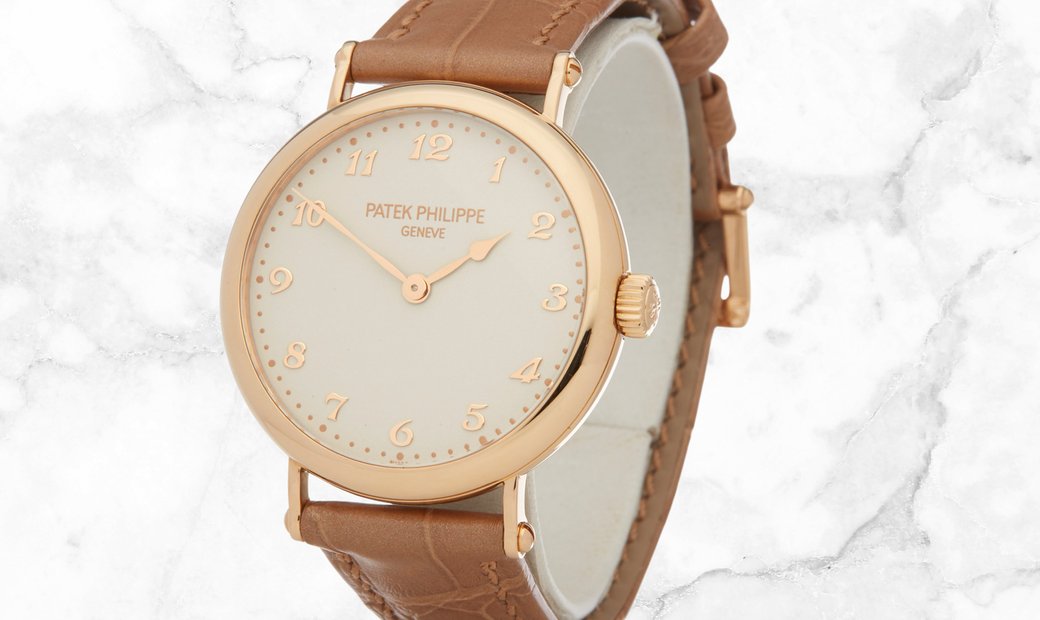 Patek Philippe Calatrava 7200R-001 Ultra-Thin in Rose Gold with Cream Coloured Grained Dial