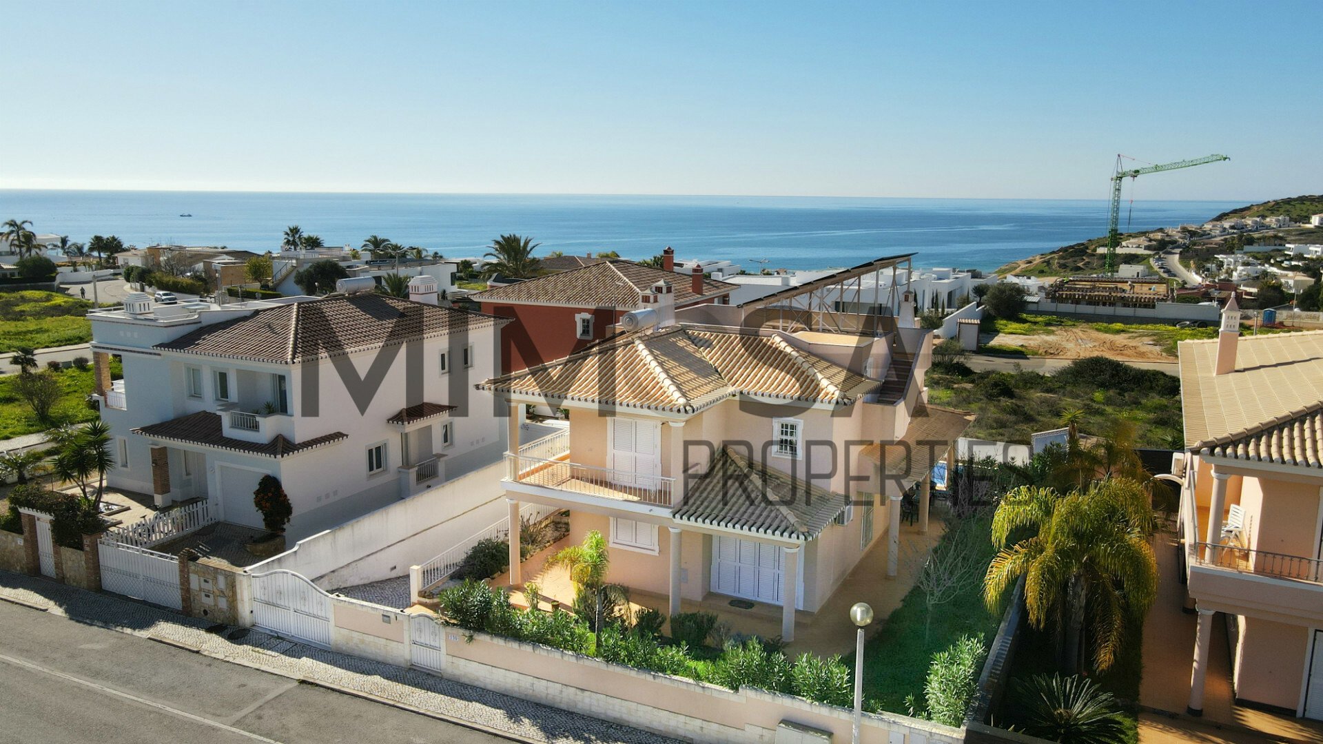 3 + 1 Bedroom Villa With Sea View And Pool In Porto In Lagos, Algarve