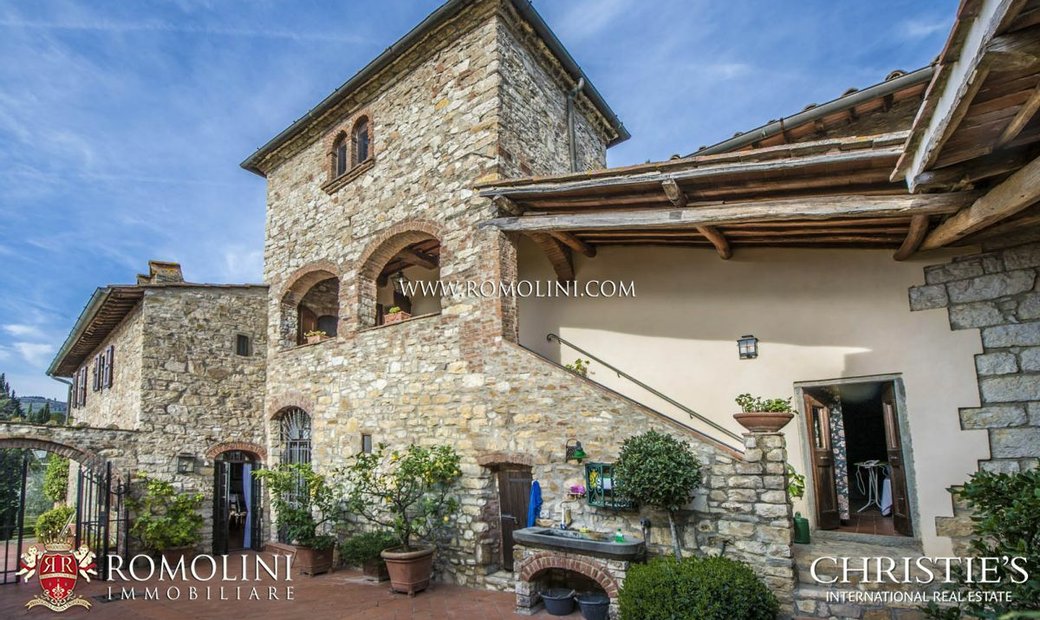 Chianti Stone House With Olive Grove For In Greve In Chianti, Tuscany