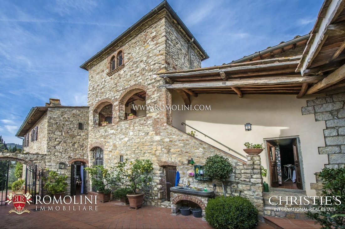 Chianti Stone House With Olive Grove For In Greve In Chianti, Tuscany, Italy For Sale (11181704)