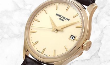 Patek Philippe Calatrava 5227J-001 Date and Sweep Seconds in Yellow Gold 