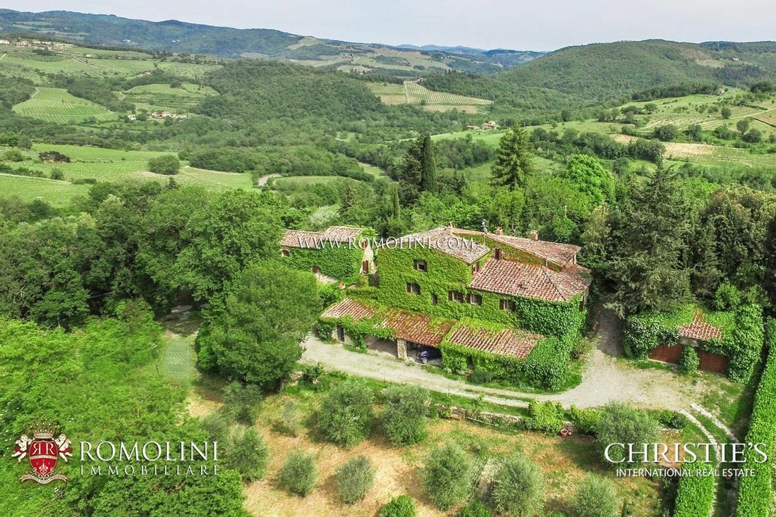Chianti Classico Villa For Sale In Panzano, In Panzano, Tuscany, Italy For Sale (11181618)
