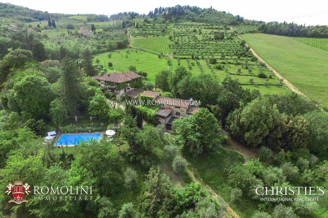 Chianti Classico Villa For Sale In Panzano, In Panzano, Tuscany, Italy For Sale (11181618)