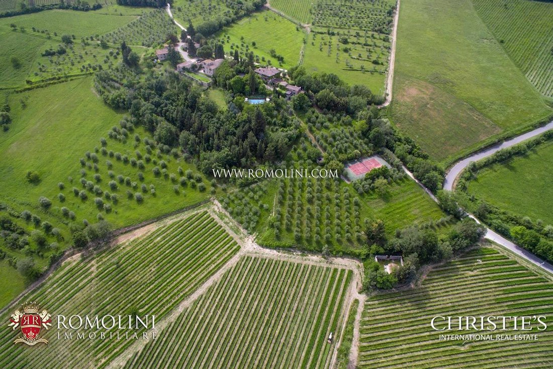 Chianti Classico Villa For Sale In Panzano, In Panzano, Tuscany, Italy