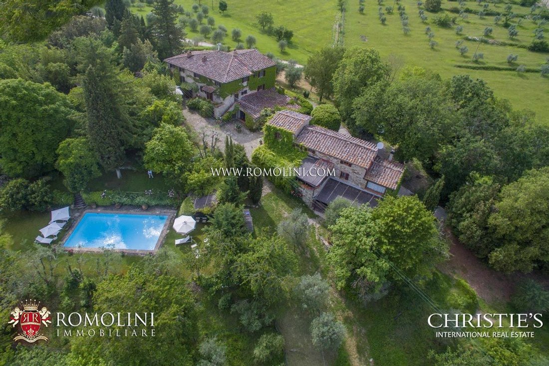 Chianti Classico Villa For Sale In Panzano, In Panzano, Tuscany, Italy For Sale (11181618)