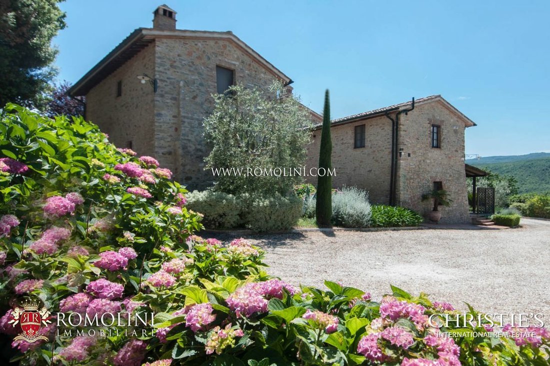 Tuscany Agriturismo With Panoramic View For In Casole D'elsa, Tuscany, Italy For Sale (11181698)