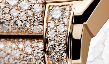Patek Philippe Twenty -4 7300/1450R-001 Rose Gold Diamond Set Dial, Bezel, Crown and Bracelet