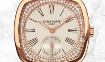 Patek Philippe Gondolo 7041R-001 Small Seconds Rose Gold Diamond Set Inner Flange