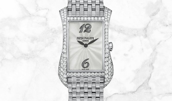 Patek Philippe Gondolo Serata 4972/1G-001 Quartz White Gold Diamond Set MOP Dial (11285694)