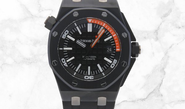 Audemars Piguet 15707CE.OO.A002CA.01 Royal Oak Offshore Diver Black Ceramic Black Coloured Dial (11286406)