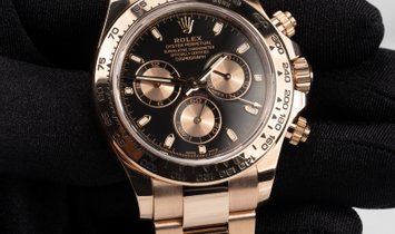 Rolex Daytona Cosmograph 116505-0008 Everose Gold Black and Pink Dial