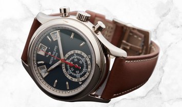 Patek Philippe Complications 5960/01G-001 Flyback Chronograph Annual Calendar White Gold