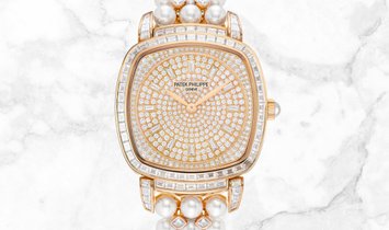 Patek Philippe Gondolo Haute Joaillerie 7042/100R-010 White Gold Akoya Pearls Diamond Set