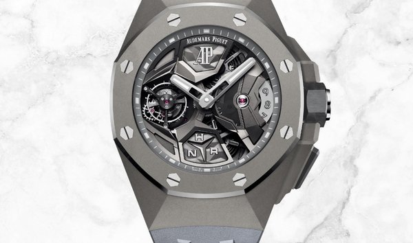 Audemars Piguet 26589TI.GG.D006CA.01 Royal Oak Concept Flying Tourbillon GMT Sandblasted Titanium (11287408)