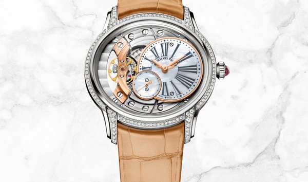 Audemars Piguet 77247BC.ZZ.A813CR.01 Millenary Hand-Wound 18K White Gold White Mother-of-Pearl Dial (11288024)