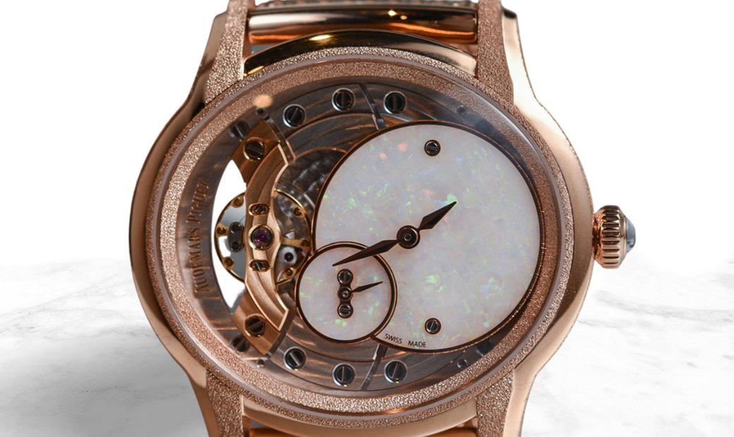 Audemars Piguet 77244OR.GG.1272OR.01 Millenary Frosted Gold Hammered and Satin-Finished