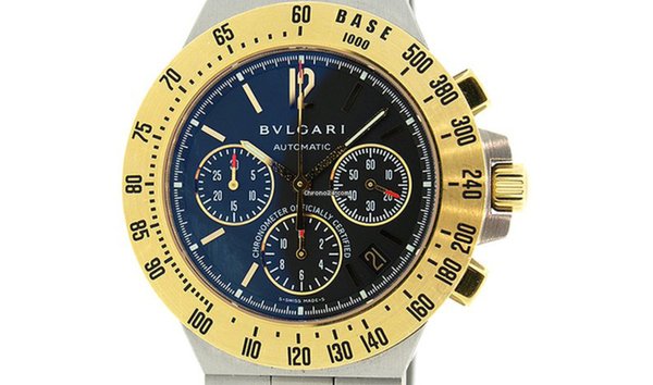 BVLGARI DIAGONO STAINLESS STEEL PROFESSIONAL CHRONOGRAPH MEN’S WATCH CH40SGDTA (11289337)