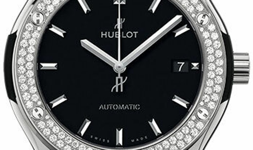 HUBLOT CLASSIC FUSION AUTOMATIC TITANIUM DIAMONDS 565.NX.1171.LR.1104