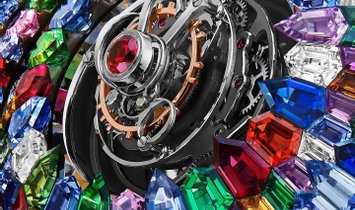 Jacob & Co. 捷克豹 [NEW] The Mystery Tourbillon Multi-Colored Sapphires