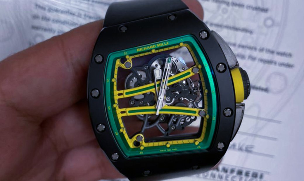 Richard Mille [NEW] RM 61-01 Yohan Blake TZP Black Ceramic Watch