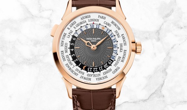 Patek Philippe 5230R-012 Complications World Time Rose Gold Charcoal Gray Lacquered Dial (11352414)