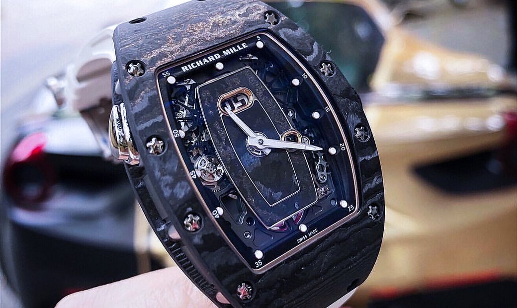 Richard Mille [New] Rm 037 Ntpt Carbon 