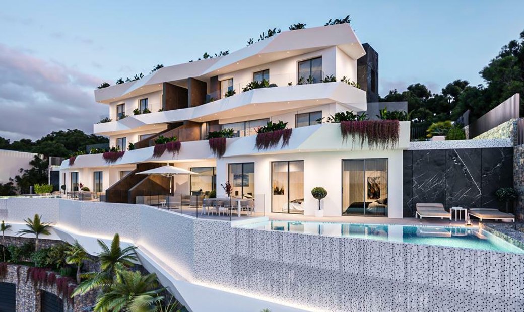 Modern New Build Apartment For Sale In Benidorm Poniente Beach