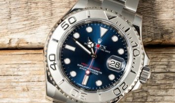 ROLEX OYSTER PERPETUAL DATE YACHT MASTER 40 126622 ROLESIUM BLUE