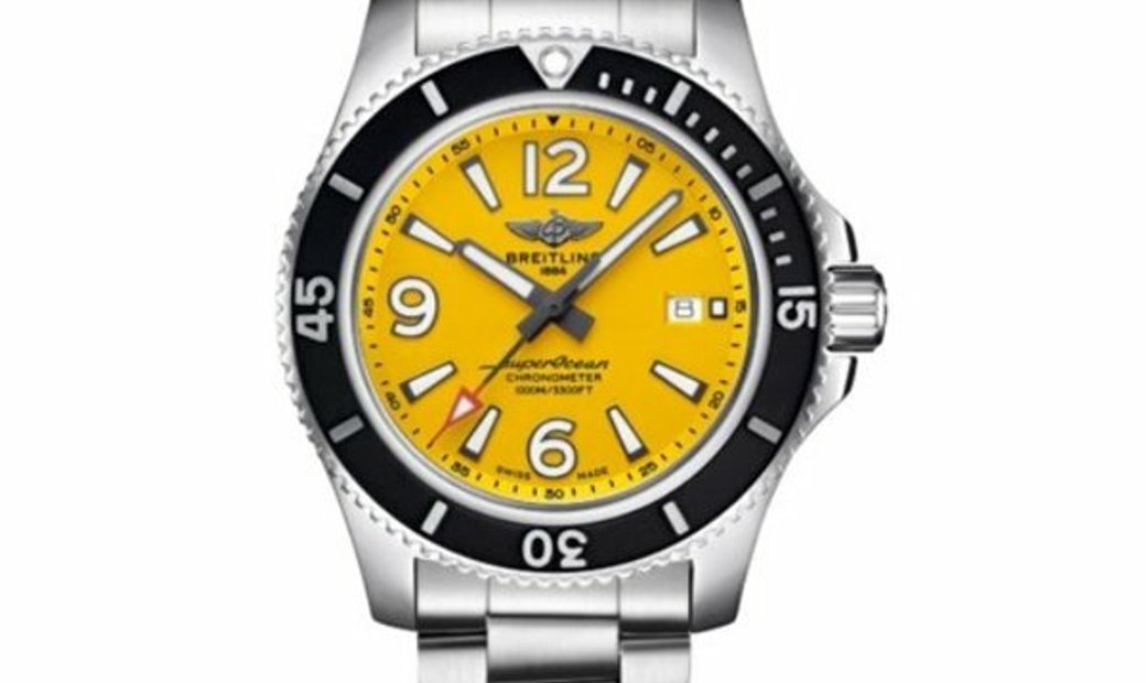 BREITLING SUPEROCEAN AUTOMATIC 44 YELLOW A17367021I1A1