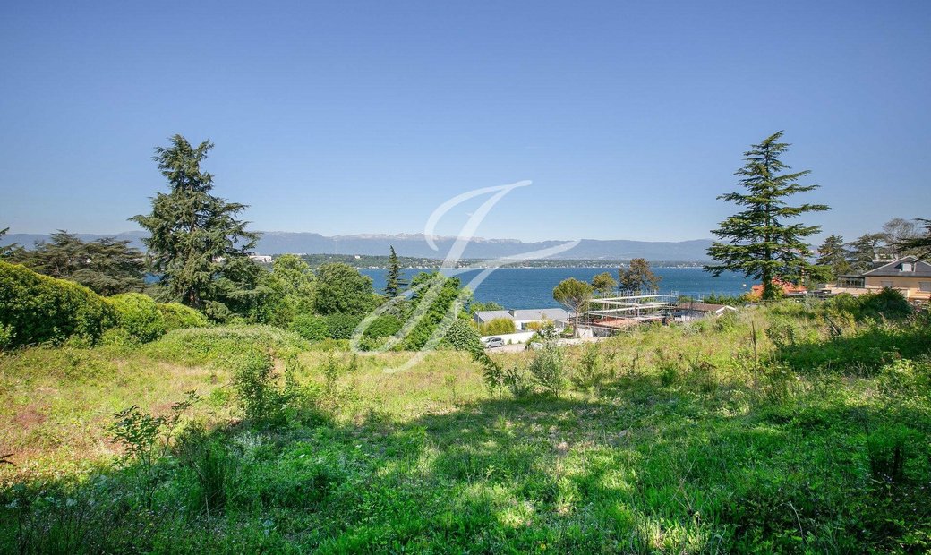 Beautiful Plot With View On The Lake In Cologny, Genève, Switzerland