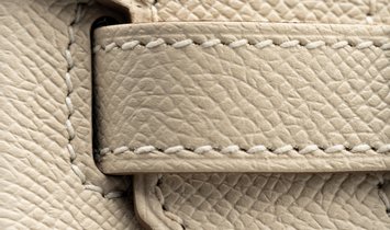 Hermes Birkin 30 Retourne 10 Craie in Epsom Calfskin Leather with Palladium Hardware