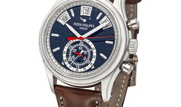 PATEK PHILIPPE COMPLICATIONS FLYBACK CHRONOGRAPH ANNUAL CALENDAR 5960/01G-001