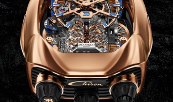 Jacob & Co. 捷克豹 [NEW] Bugatti Chiron 16 Cylinder Piston Engine Tourbillon BU200.40.AE.AB.ABRUA