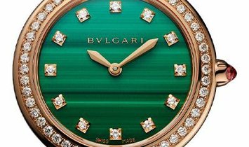 BVLGARI DIVA’S DREAM 30MM 18K ROSE GOLD LADIES WATCH 103119 