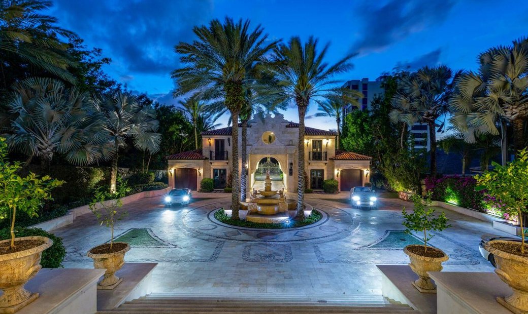 palazzoinspired ultraluxury oasis in Delray Be... for