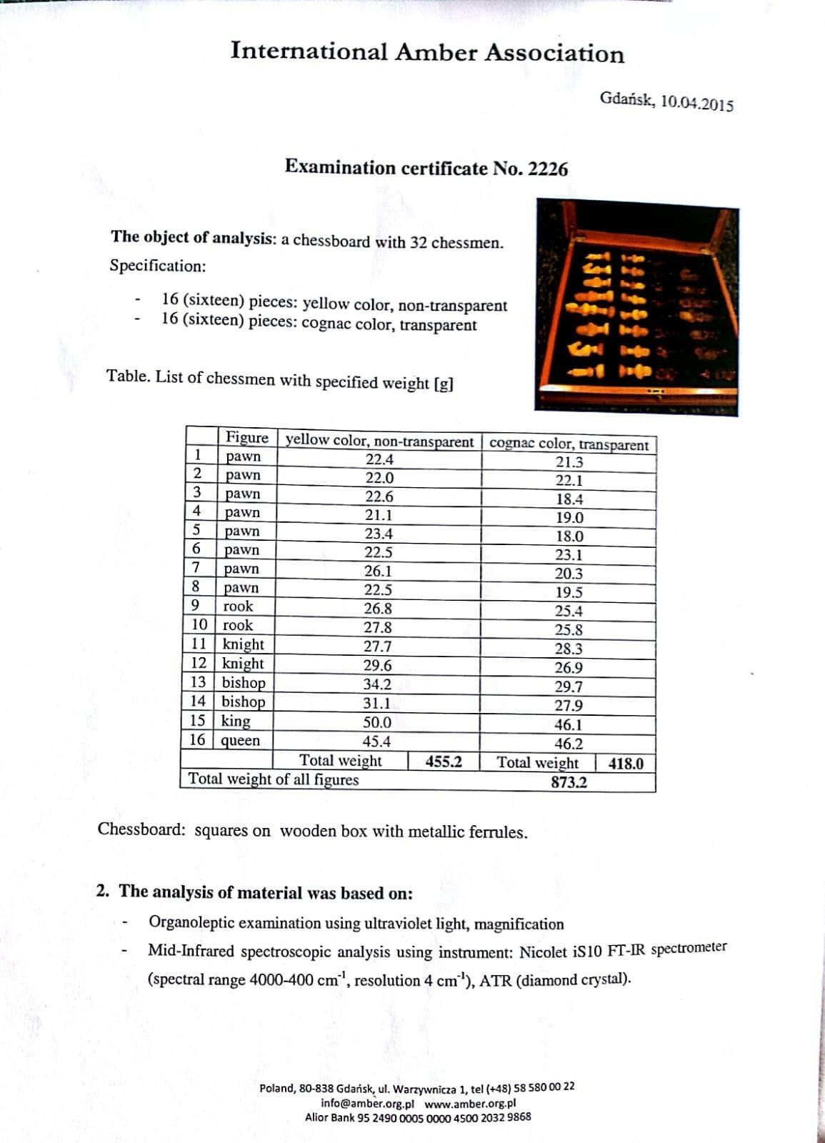 Luxury Amber Chessboard In Police West Pomeranian Voivodeship Poland For Sale 11425467