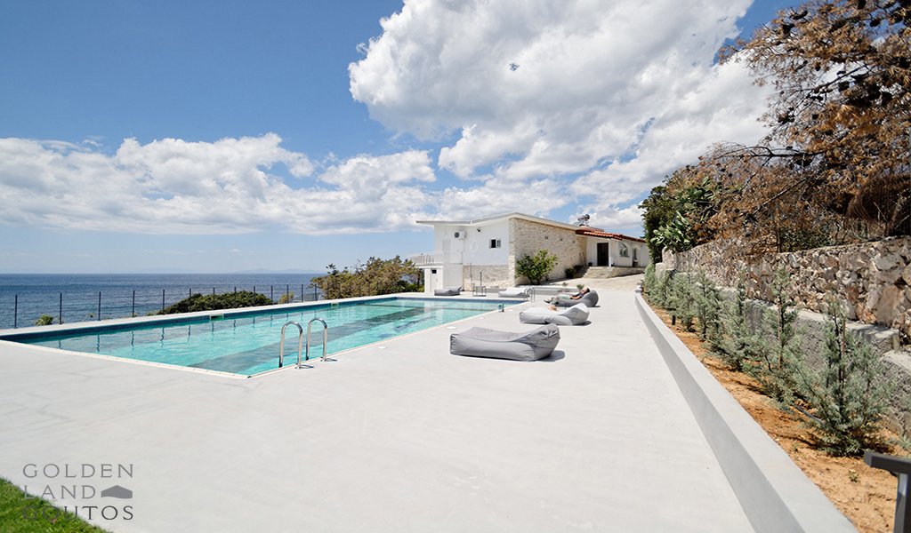 Seafront Villa In In Saronida, Decentralized Administration Of Attica