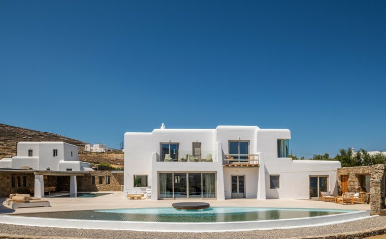 Mercedes Viano Van  Luxury Villa Rentals in Mykonos Greece