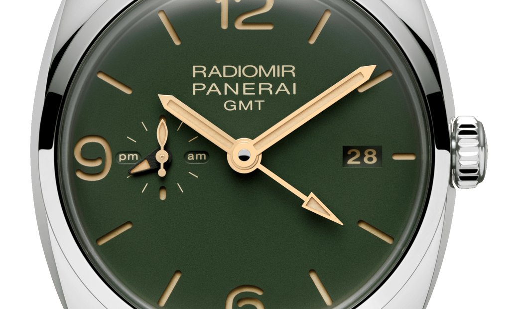PANERAI RADIOMIR GMT MILITARY GREEN DIAL PAM00998