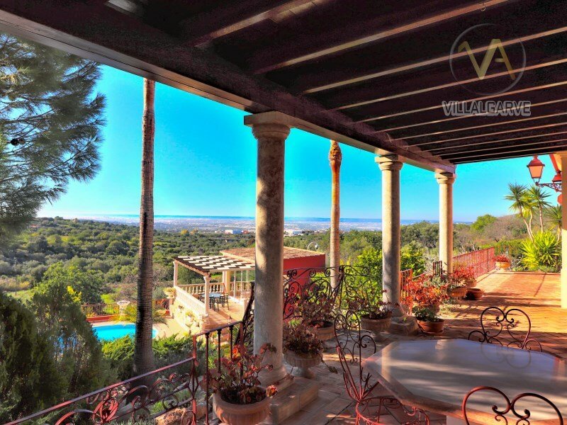 House T2+1 Sea View, Pool Estoi Faro Algarve In Conceição, Algarve