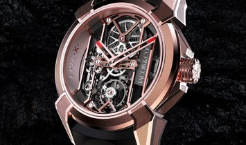 Jacob & Co. 捷克豹 [NEW] Epic X Rose Gold Satin-Finished EX100.43.PS.OP.A (Retail:HK$430,000)